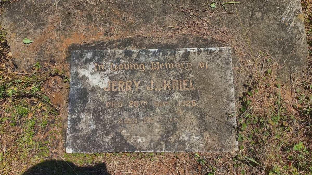 KRIEL Jerry J. -1925