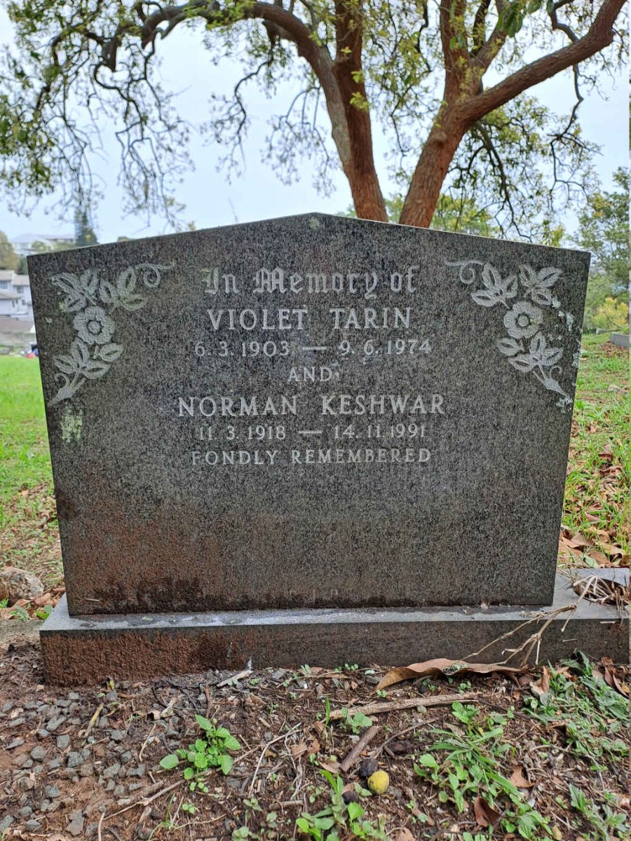 KESHWAR Norman 1918-1991 :: TARIN Violet 1903-1974