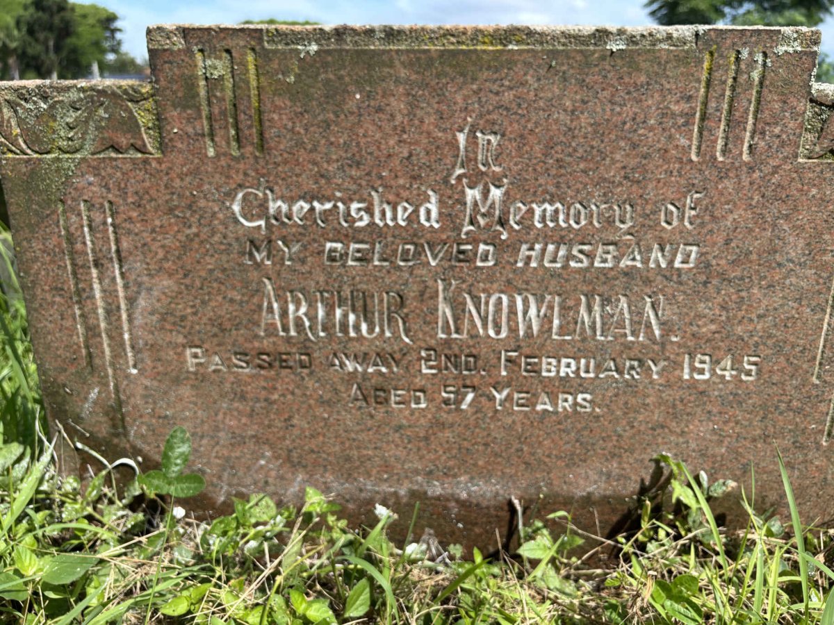 KNOWLMAN Arthur -1945