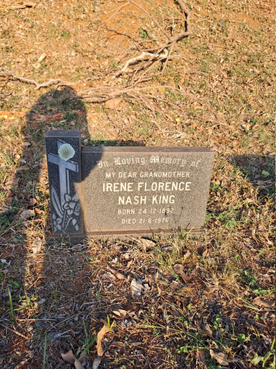 KING Irene Florence1892-1976