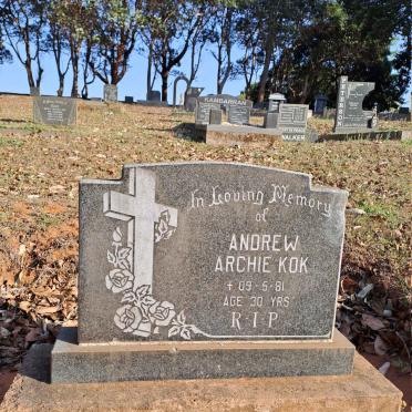 KOK Andrew Archie -1981