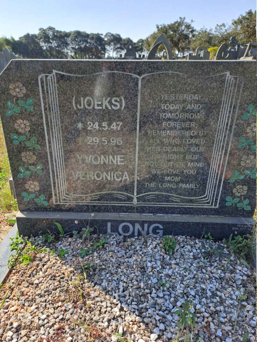 LONG Yvonne Veronica 1947-1996