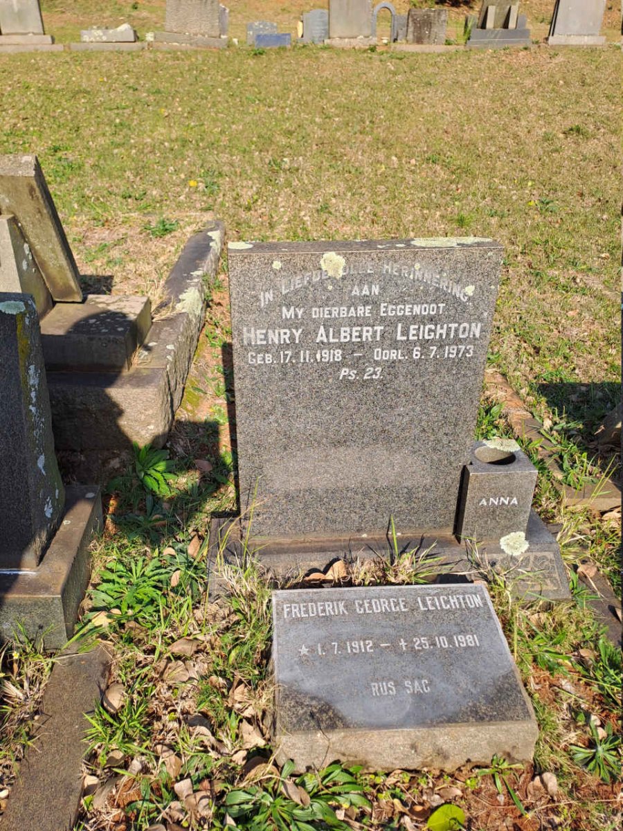 LEIGHTON Henry Albert 1918-1973 :: LEIGHTON Fredrik George 1912-1981