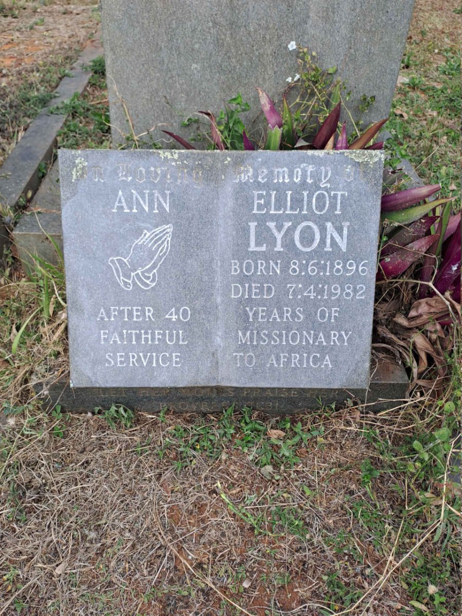 LYON Ann Elliot 1896-1982