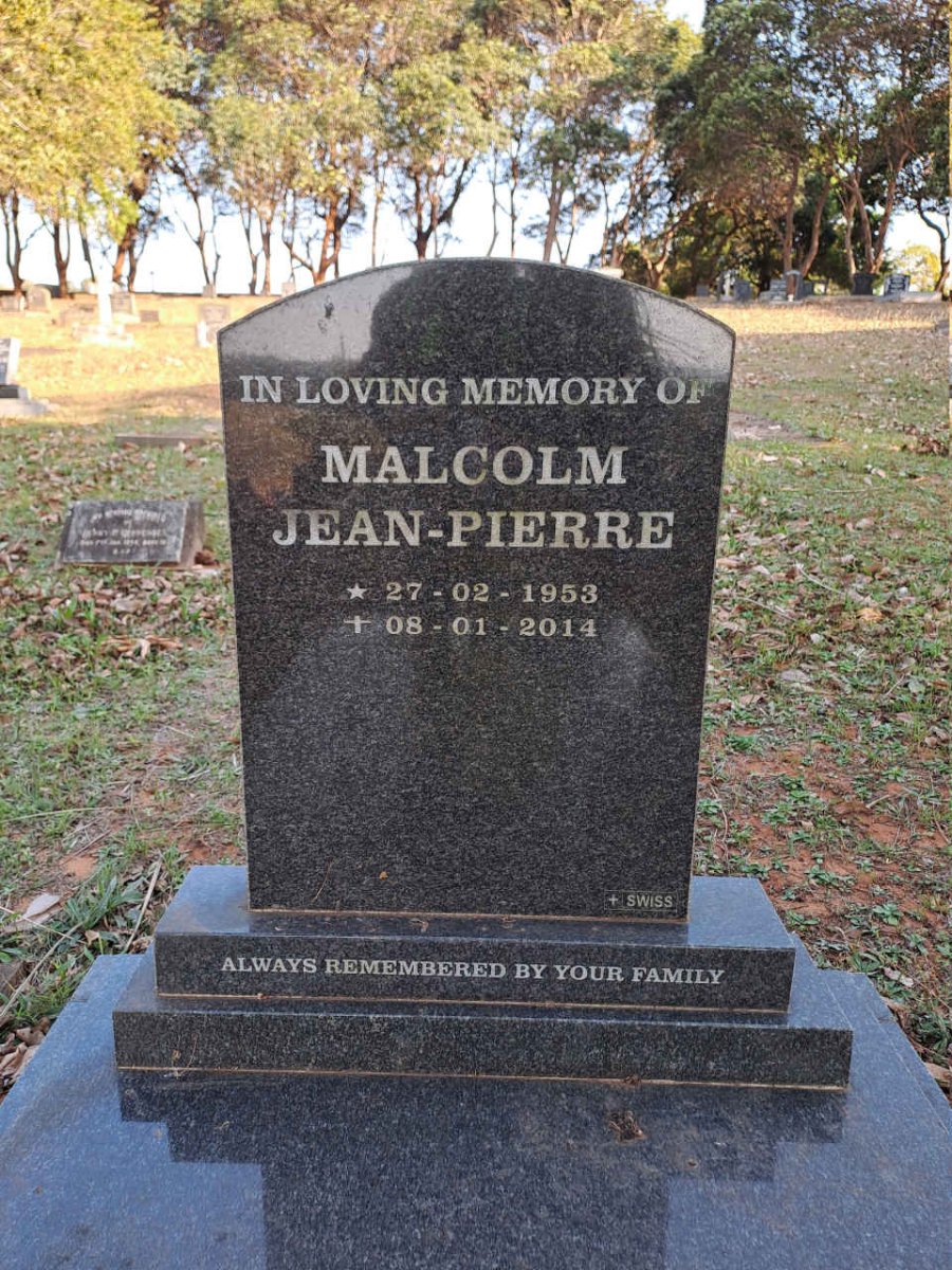MALCOLM Jean-Pierre 1953-2014