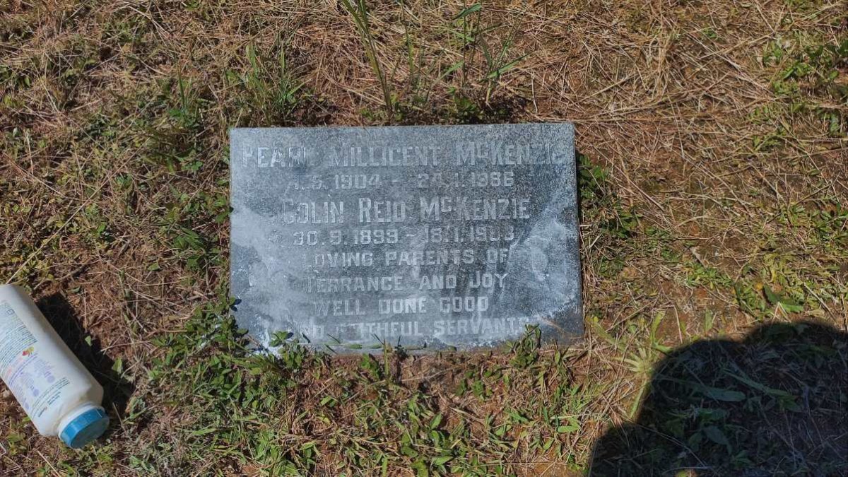 MCKENZIE Colin Reid 1899-1983 & Pearl Millicent 1904-1986