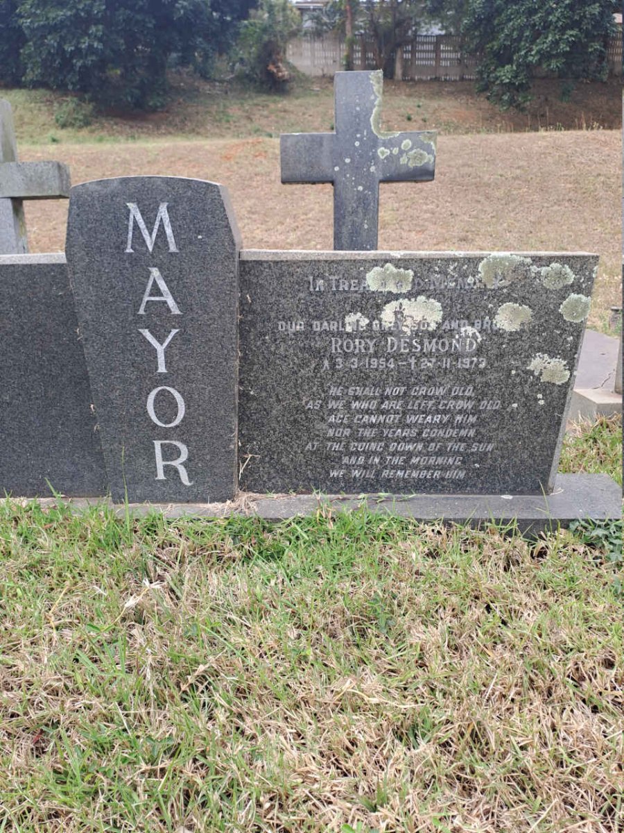 MAYOR Rory Desmond 1954-1973