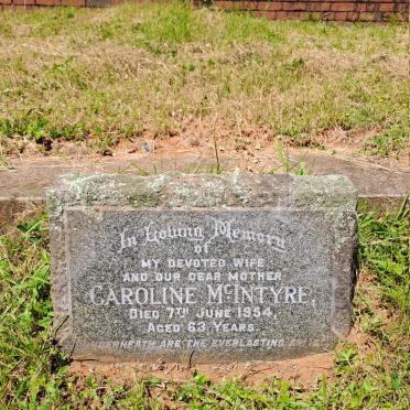 McINTYRE Caroline -1954
