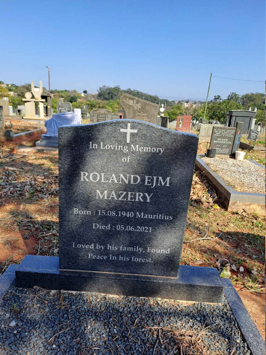 MAZERY Roland E.J.M. 1940-2021