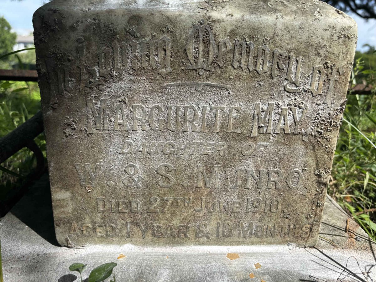 MUNRO Margurite May -1910