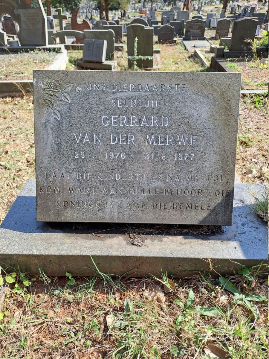 MERWE Gerrard, van der 1976-1977