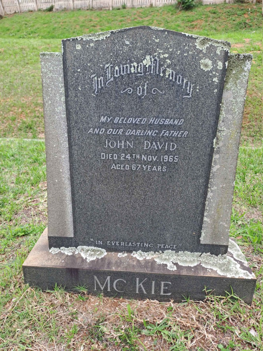 MCKIE John David -1965