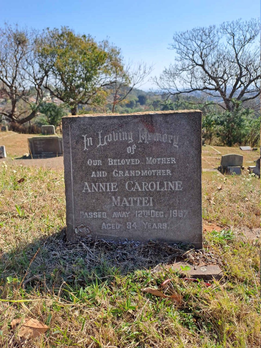 MATTEI Annie Caroline -1967