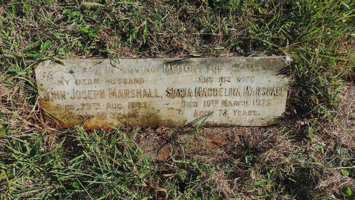 MARSHALL John Joseph -1963 & Maria Magdalena -1975