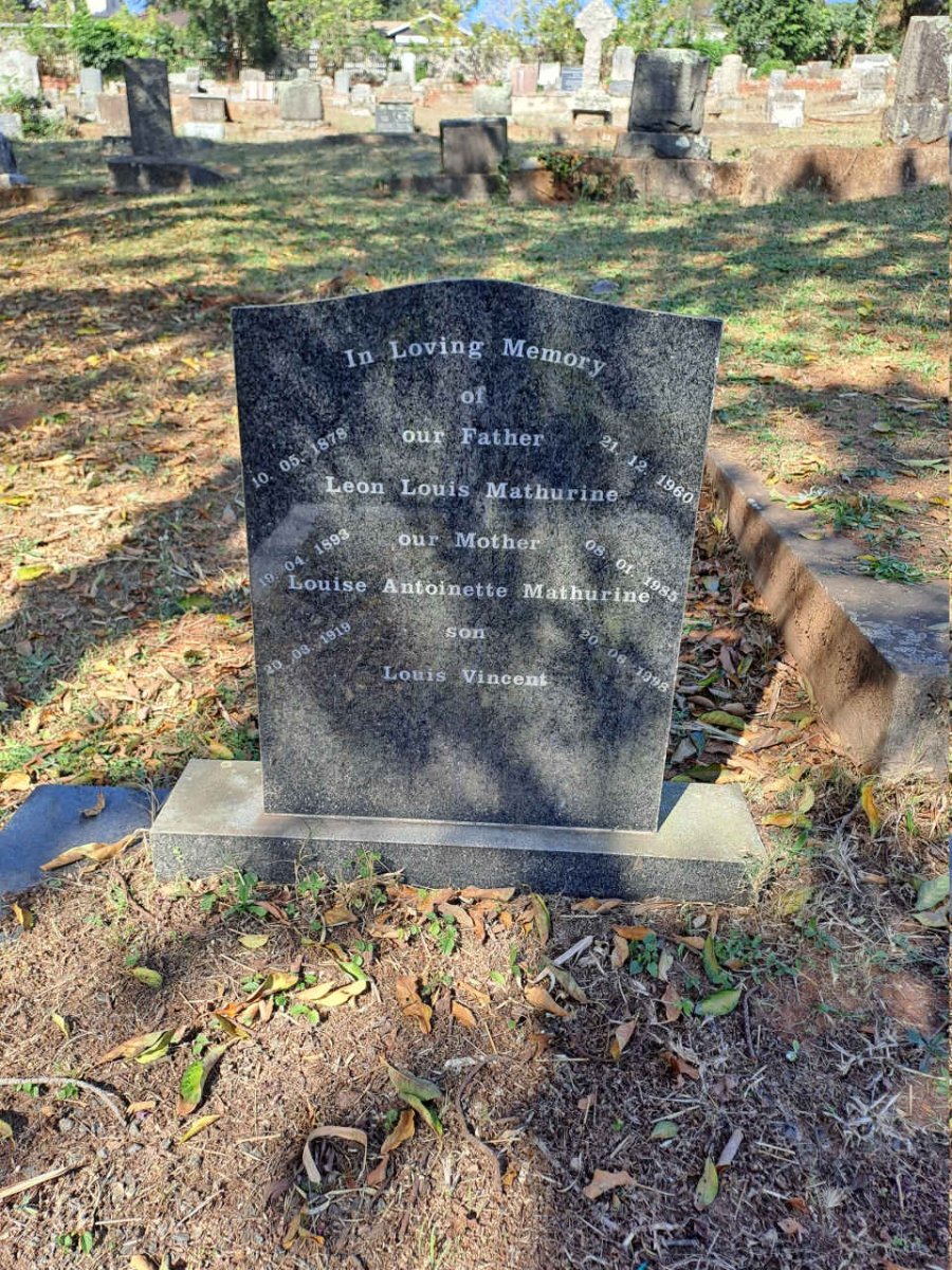 MATHURINE Leon Louis 1878-1960 & Louise Antoinette 1893-1985 :: MATHURINE Louis Vincent 1919-1998