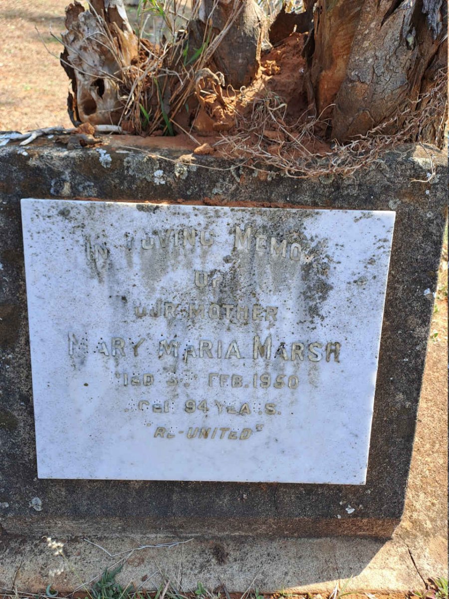 MARSH Mary Maria -1950