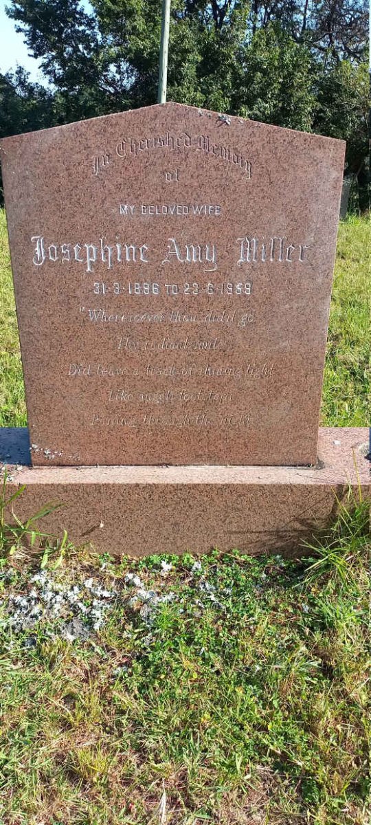 MILLER Josephine Amy 1896-1959