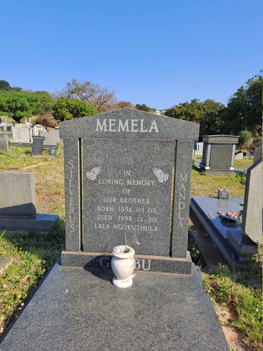 MEMELA Silverus Mandla 1956-1998
