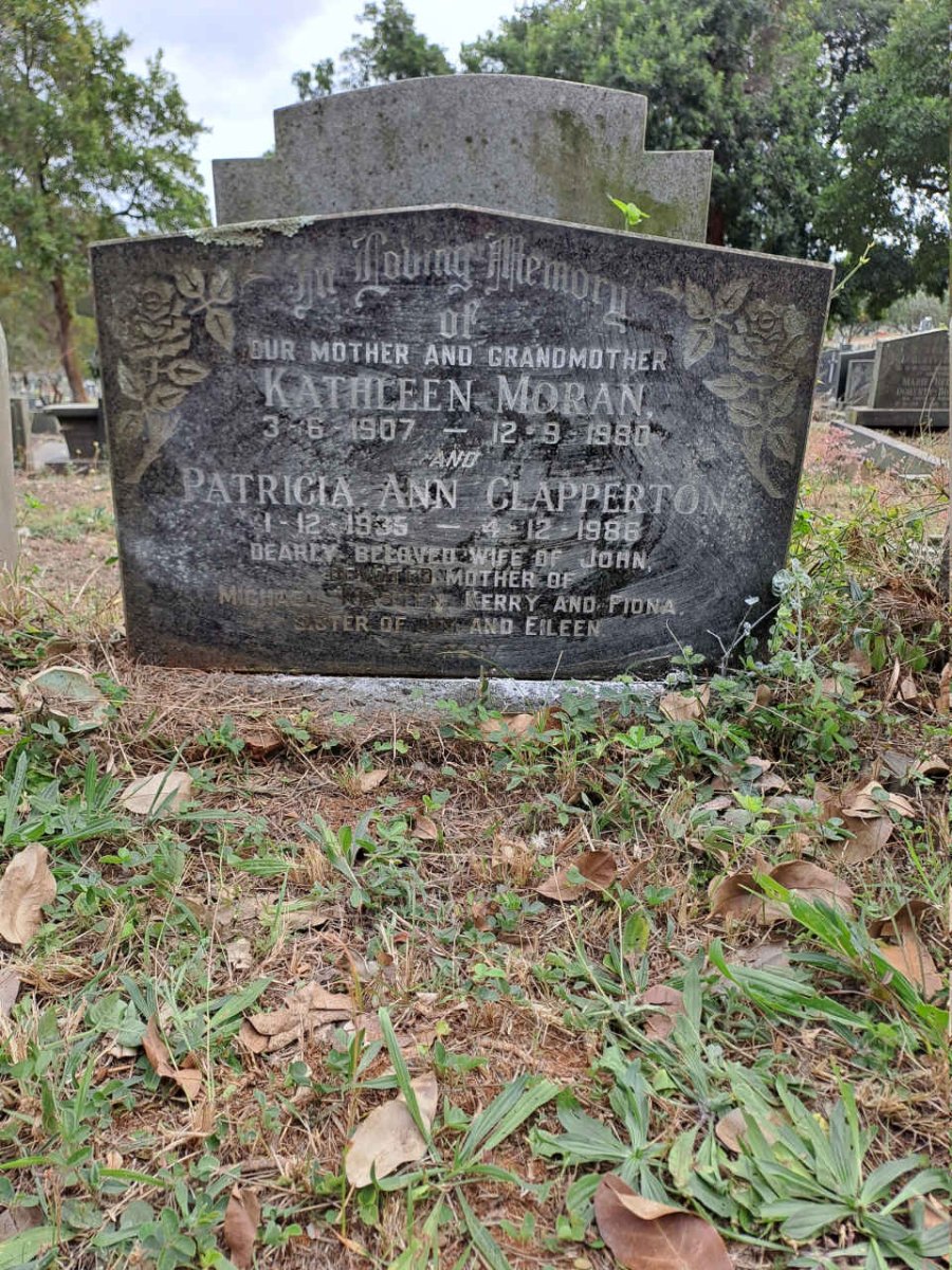 MORAN Kathleen 1907-1980 :: CLAPPERTON Patricia Ann 1935-1986