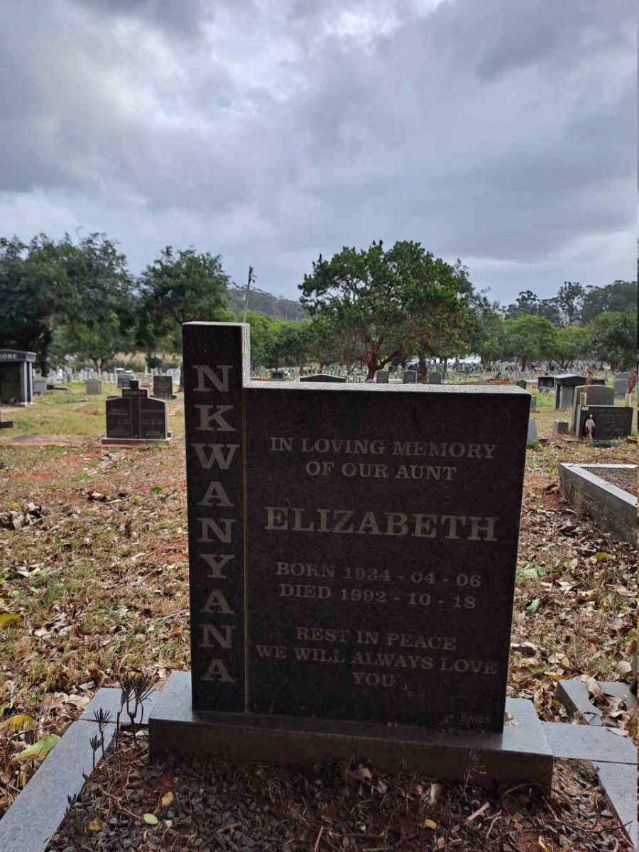 NKWANYANA Elizabeth 1934-1992