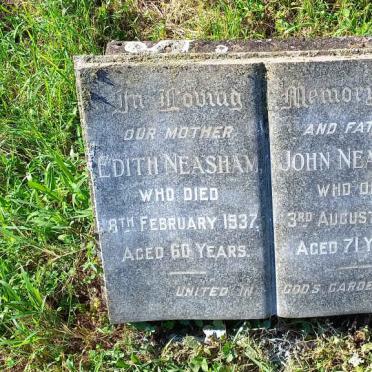 NEASHAM John -1944 & Edith -1937