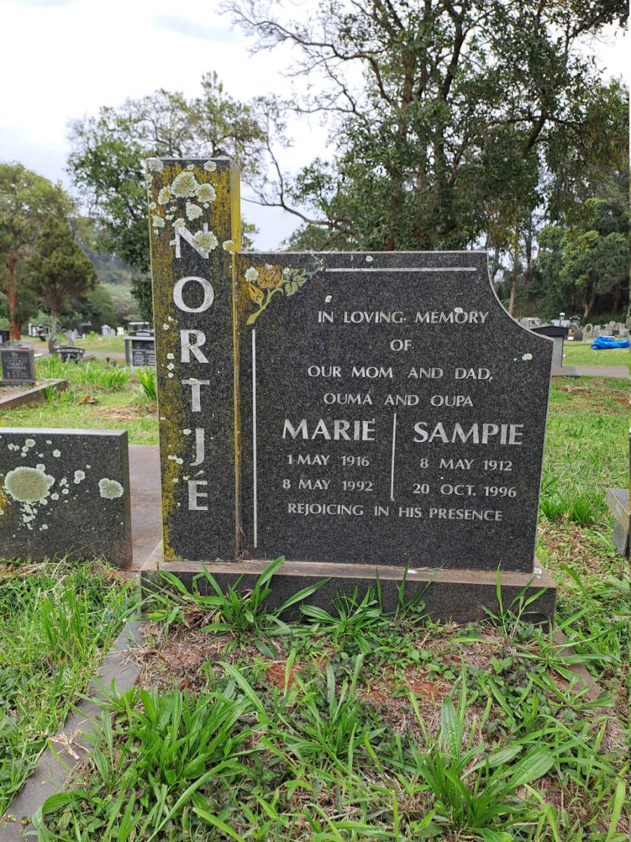 NORTJE Sampie 1912-1996 & Marie 1916-1992
