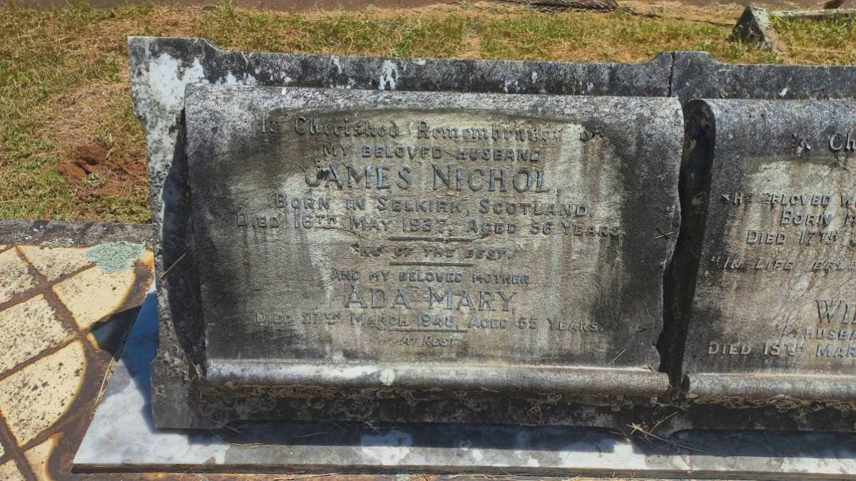 NICHOL James -1937 & Ada Mary -1948