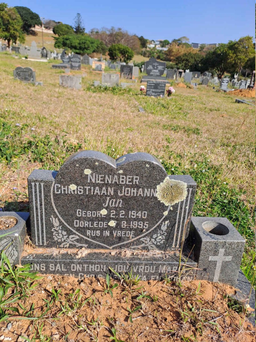 NIENABER Christiaan Johannes Jan 1940-1995