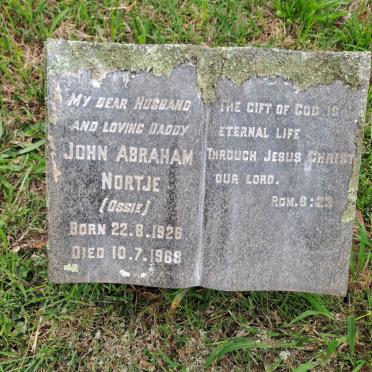NORTJE John Abraham 1926-1968