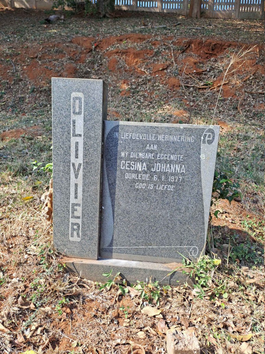 OLIVIER Gesina Johanna -1977