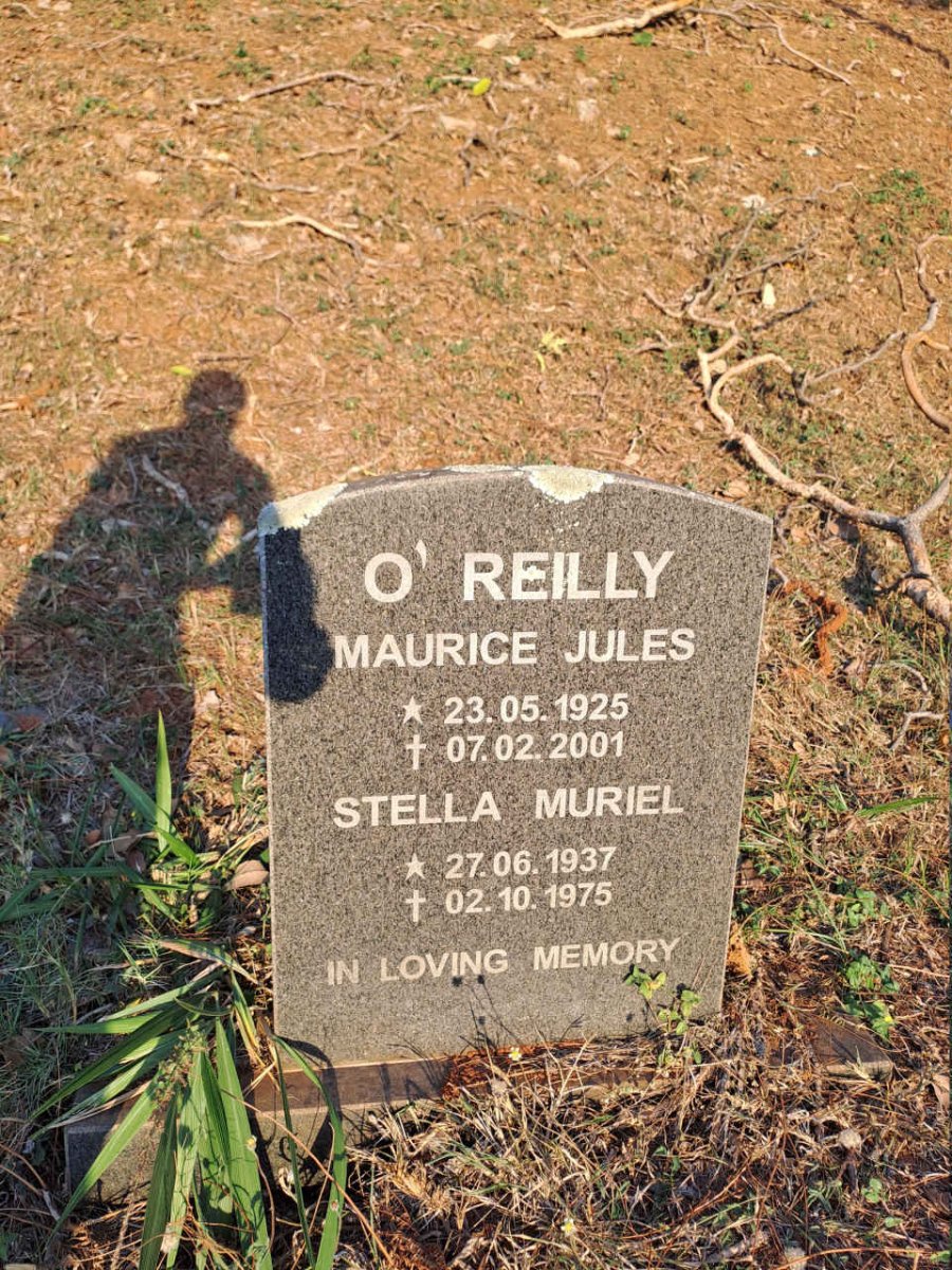 O'REILLY Maurice Jules 1925-2001 & Stella Muriel 1937-1975