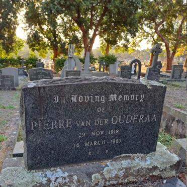 OUDERAA Pierre, van der 1918-1985