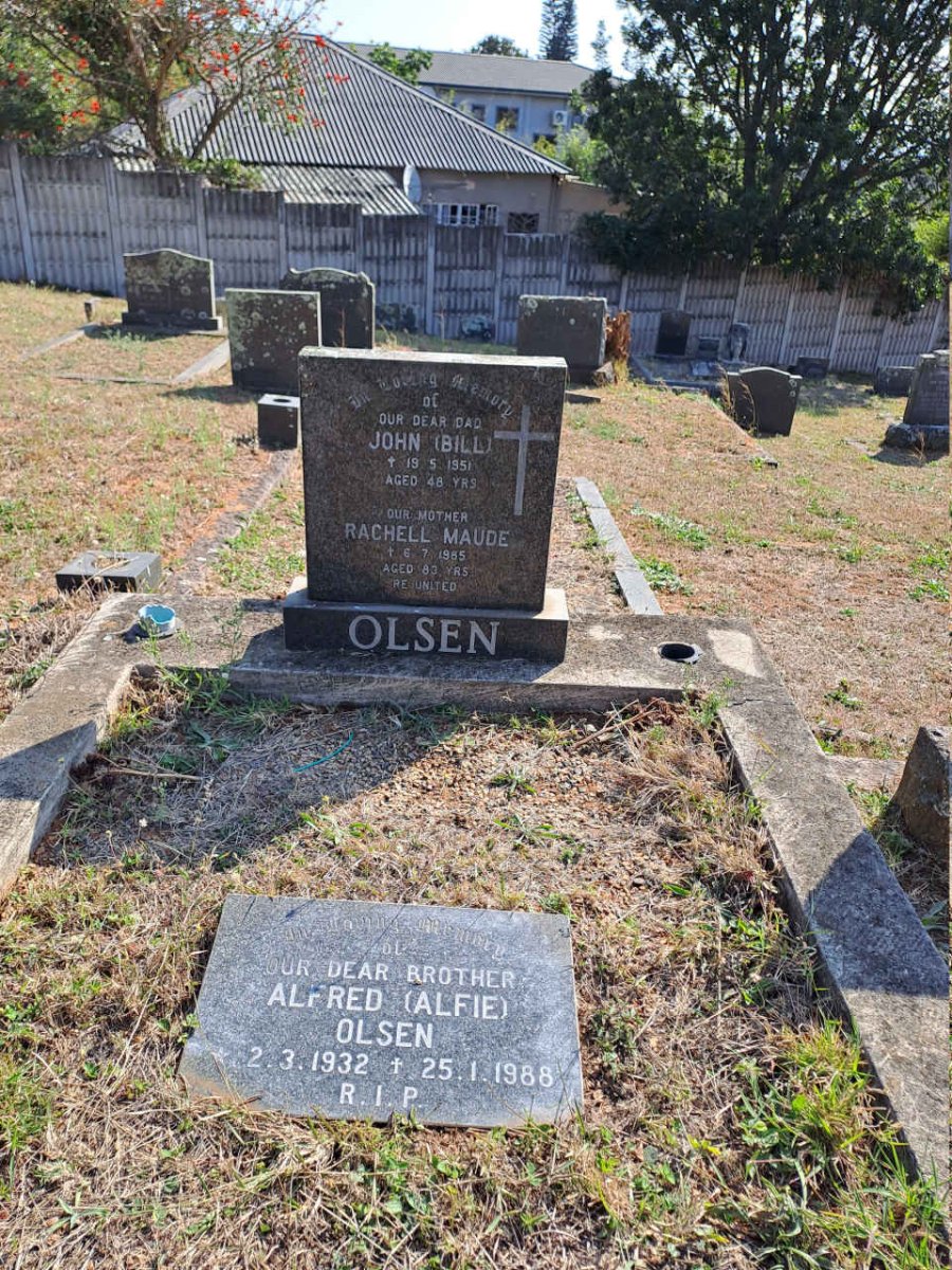 OLSEN John -1951 & Rachell Maude -1985 :: OLSEN Alfred 1932-1988