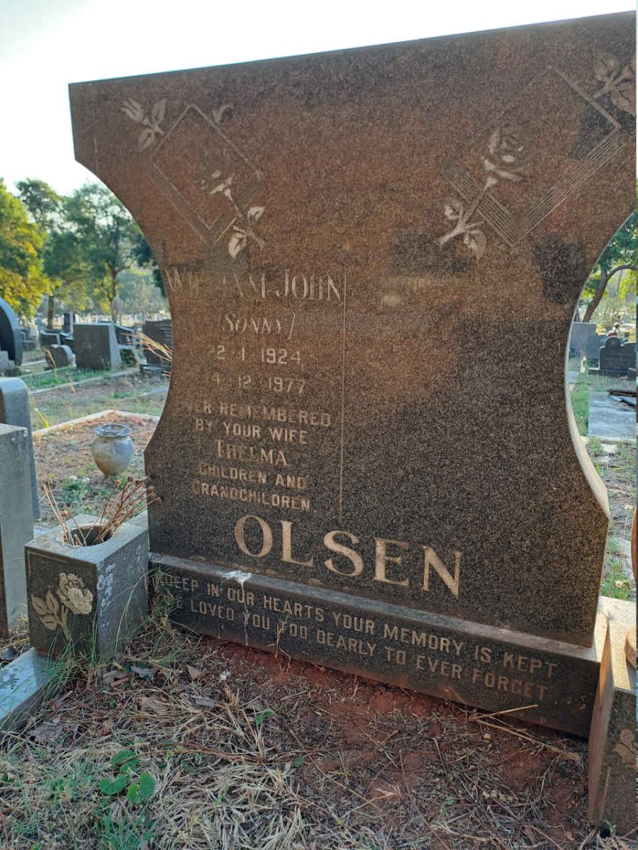 OLSEN William John 1924-1977