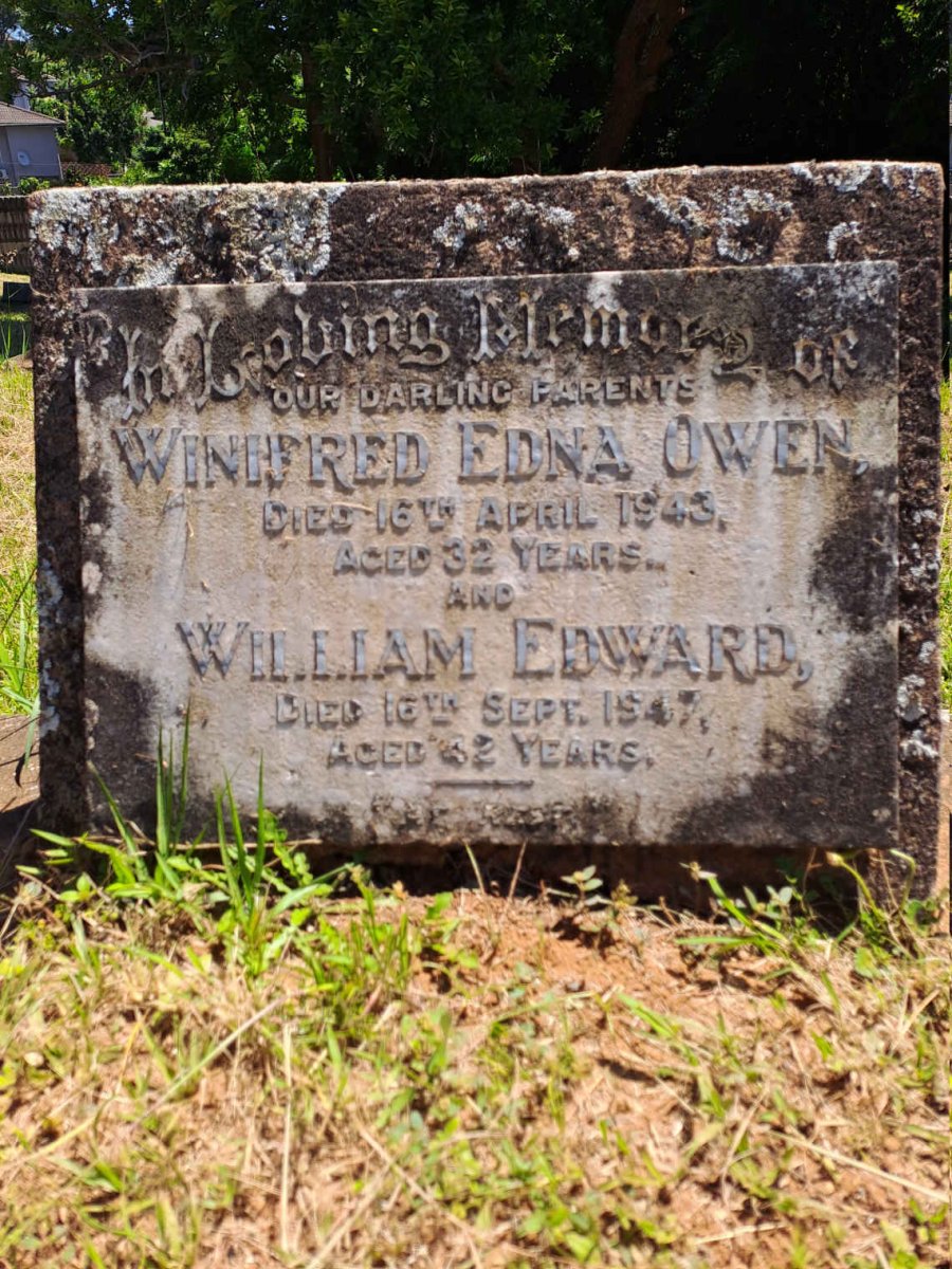 OWEN William Edward -1947 & Winifred Edna -1943