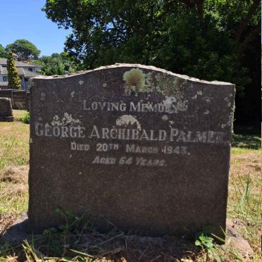 PALMER George Archibald -1943