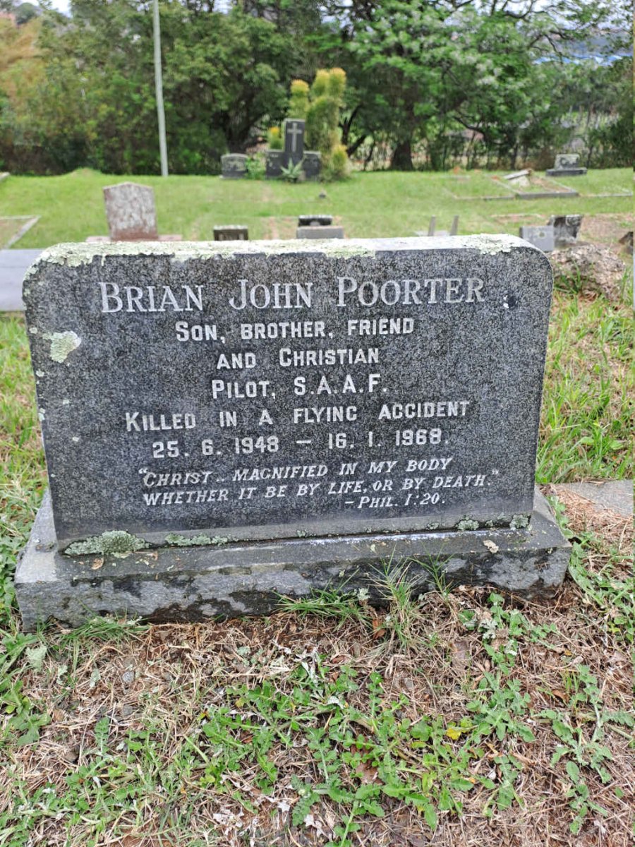 POORTER Brian John 1948-1968