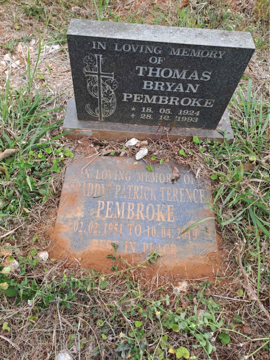 PEMBROKE Patrick Terence 1951-2010