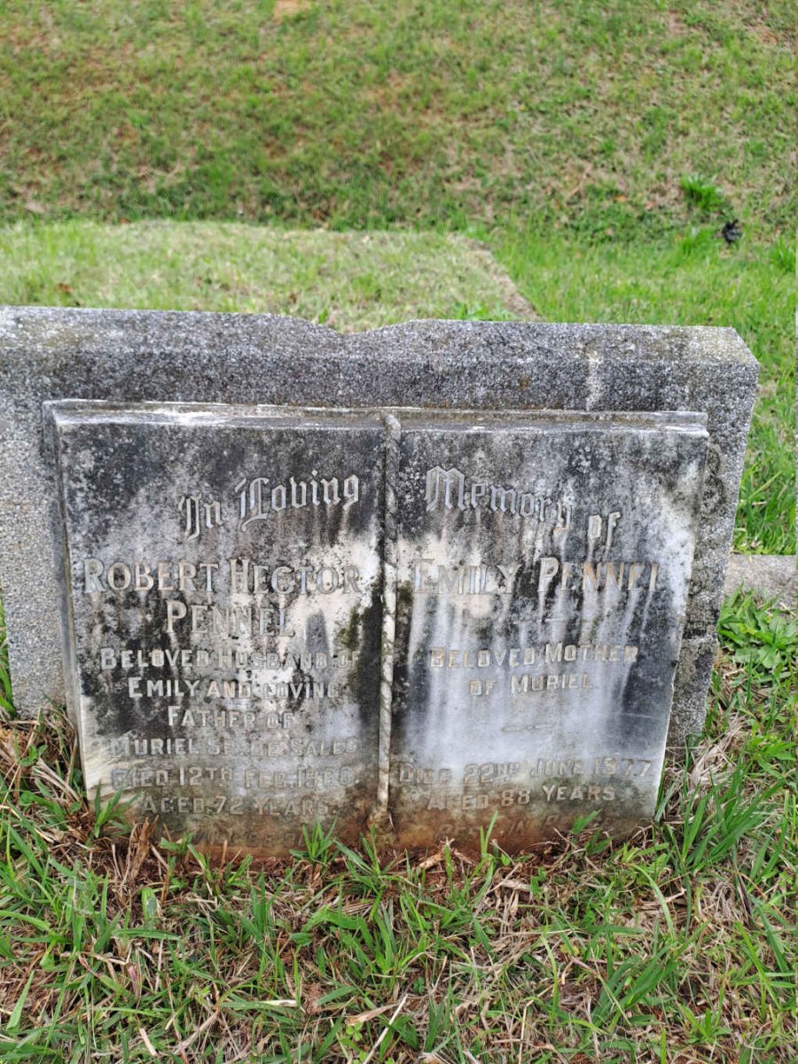PENNEL Robert Hector -1966 & Emily -1977