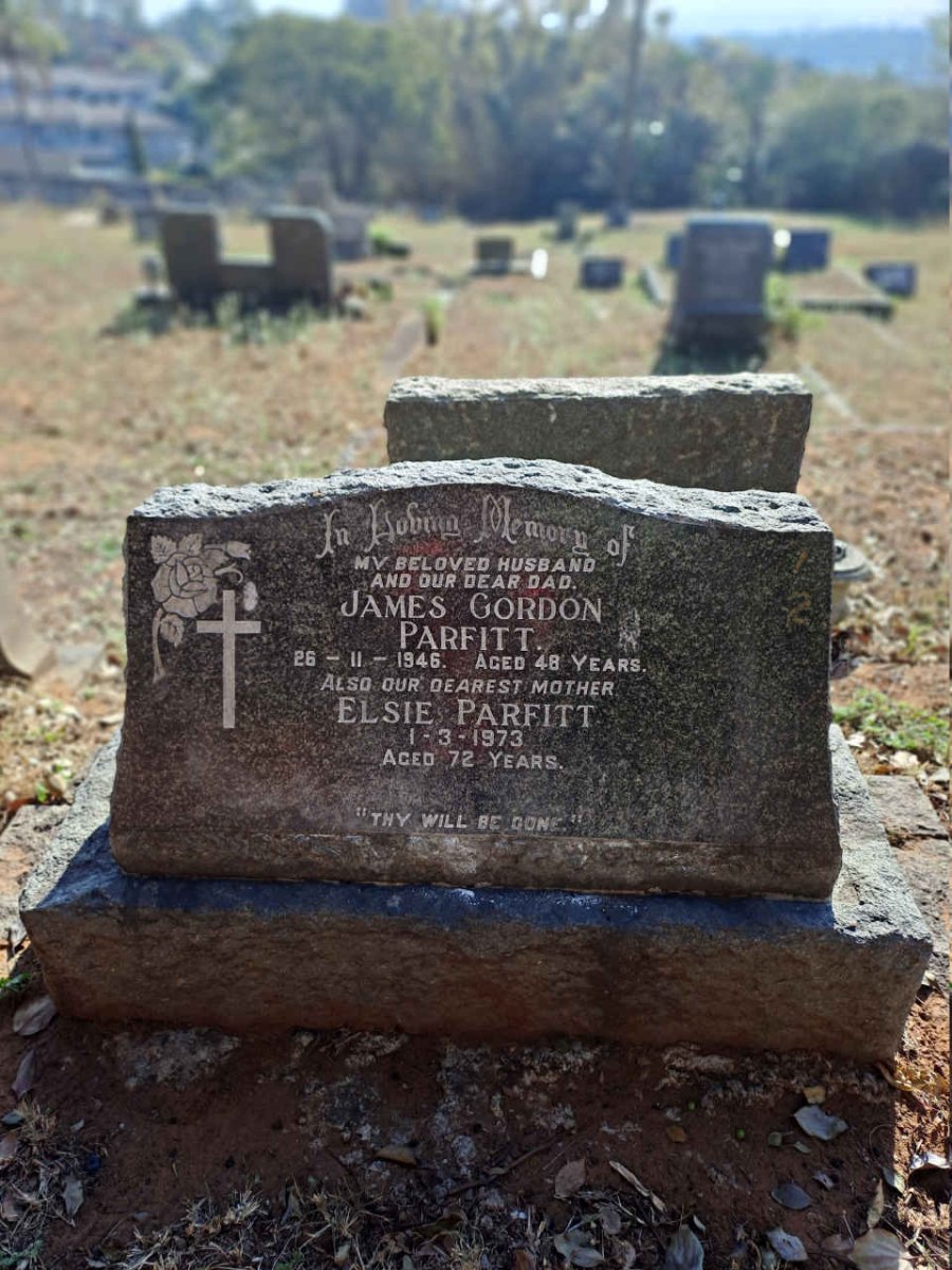 PARFITT James Gordon -1946 & Elsie -1973