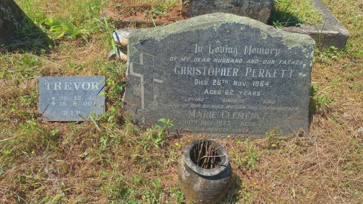 PECKETT Christopher -1964 & Marie Clemence -1973 :: PECKETT Trevor 1940-2000