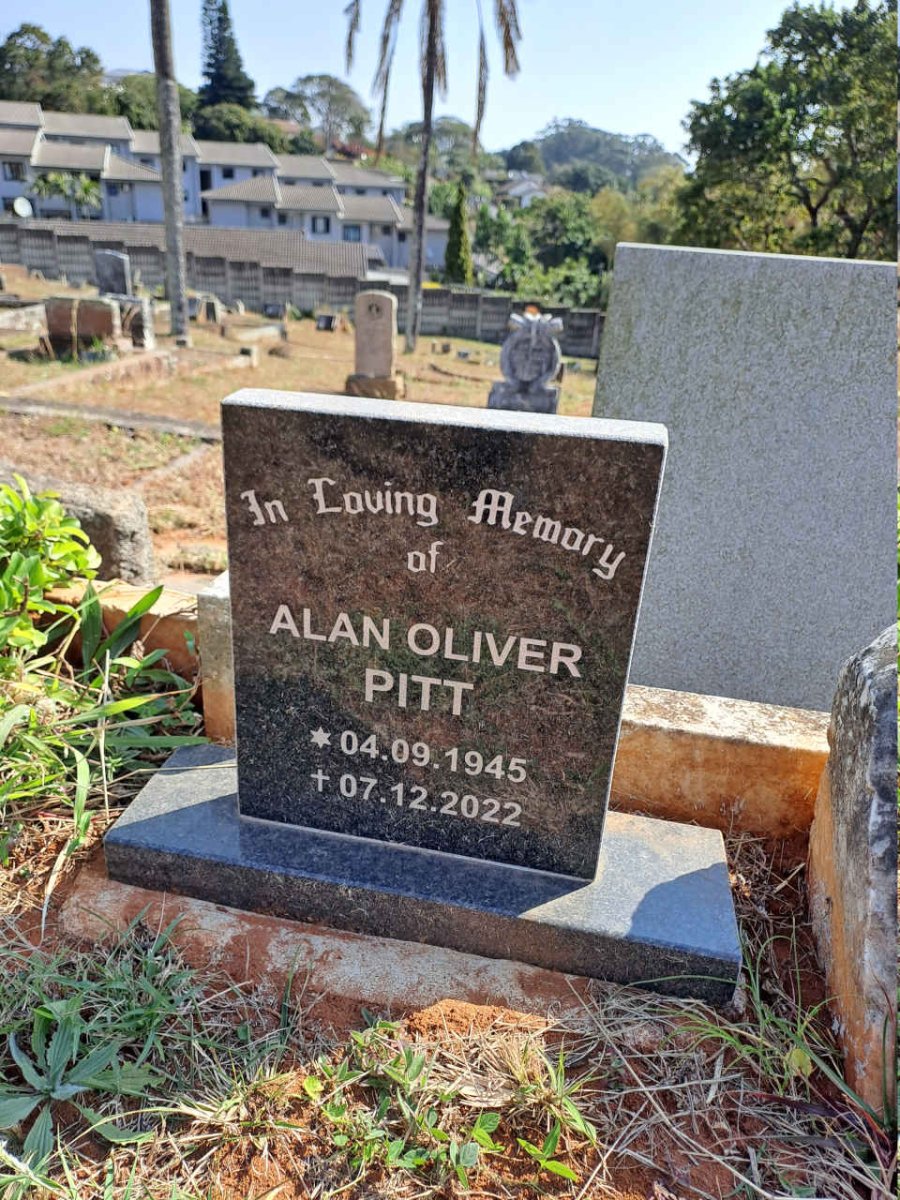 PITT Alan Oliver 1945-2022