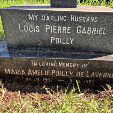 POILLY Louis Pierre Gabriel :: POILLY Marie Amelie, DE LAVERNE 1907-1987