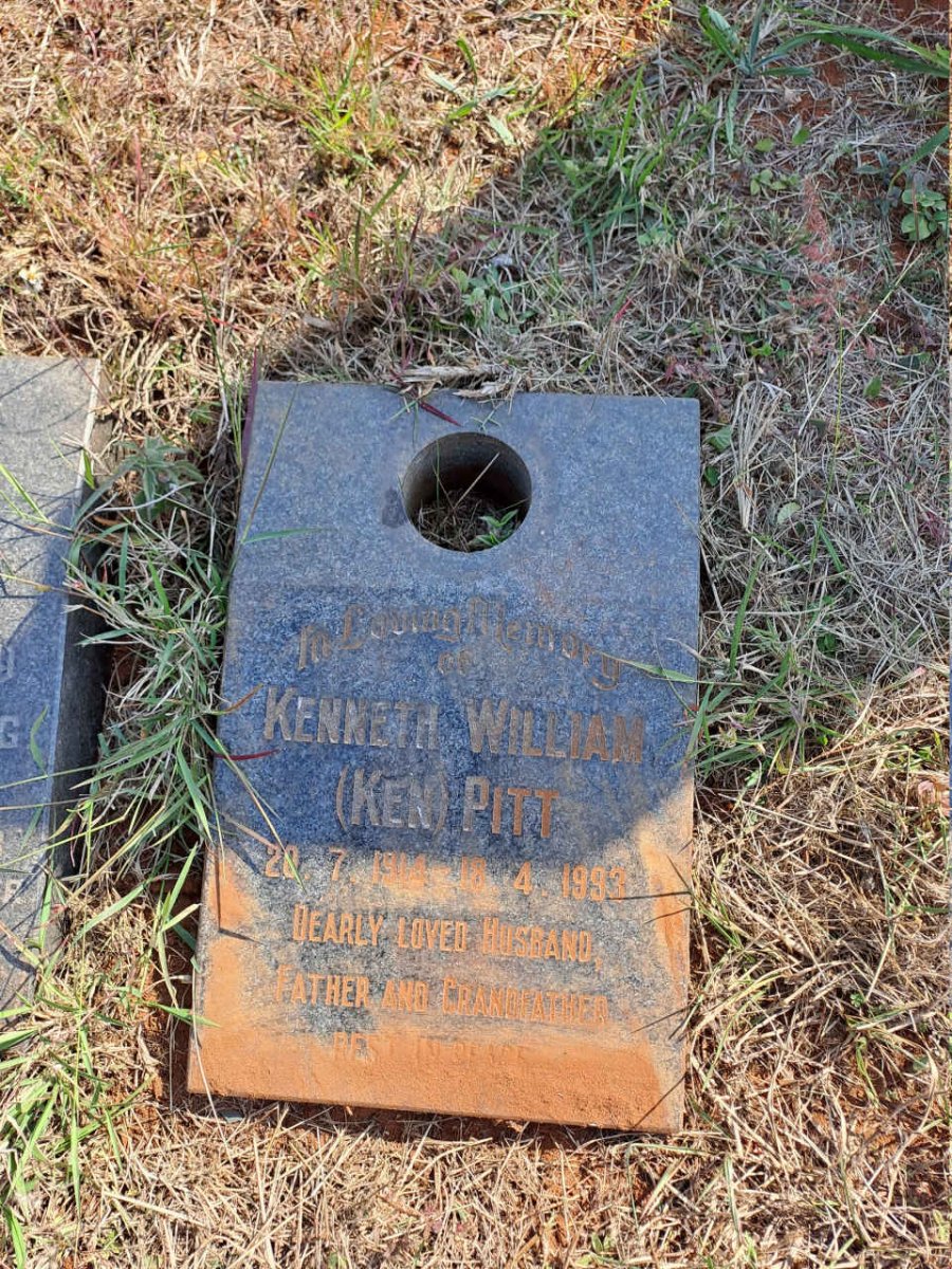 PITT Kenneth William 1914-1993