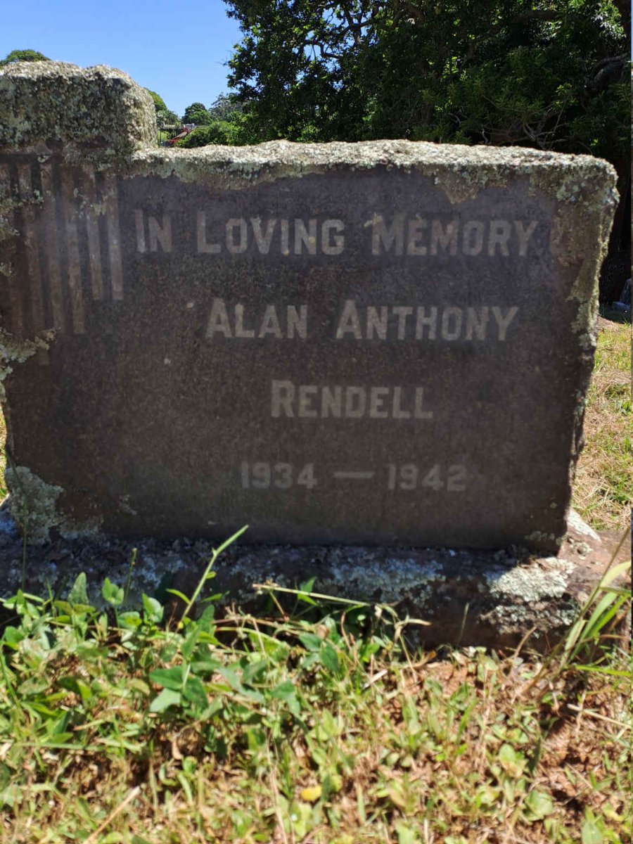 RENDELL Alan Anthony 1934-1942