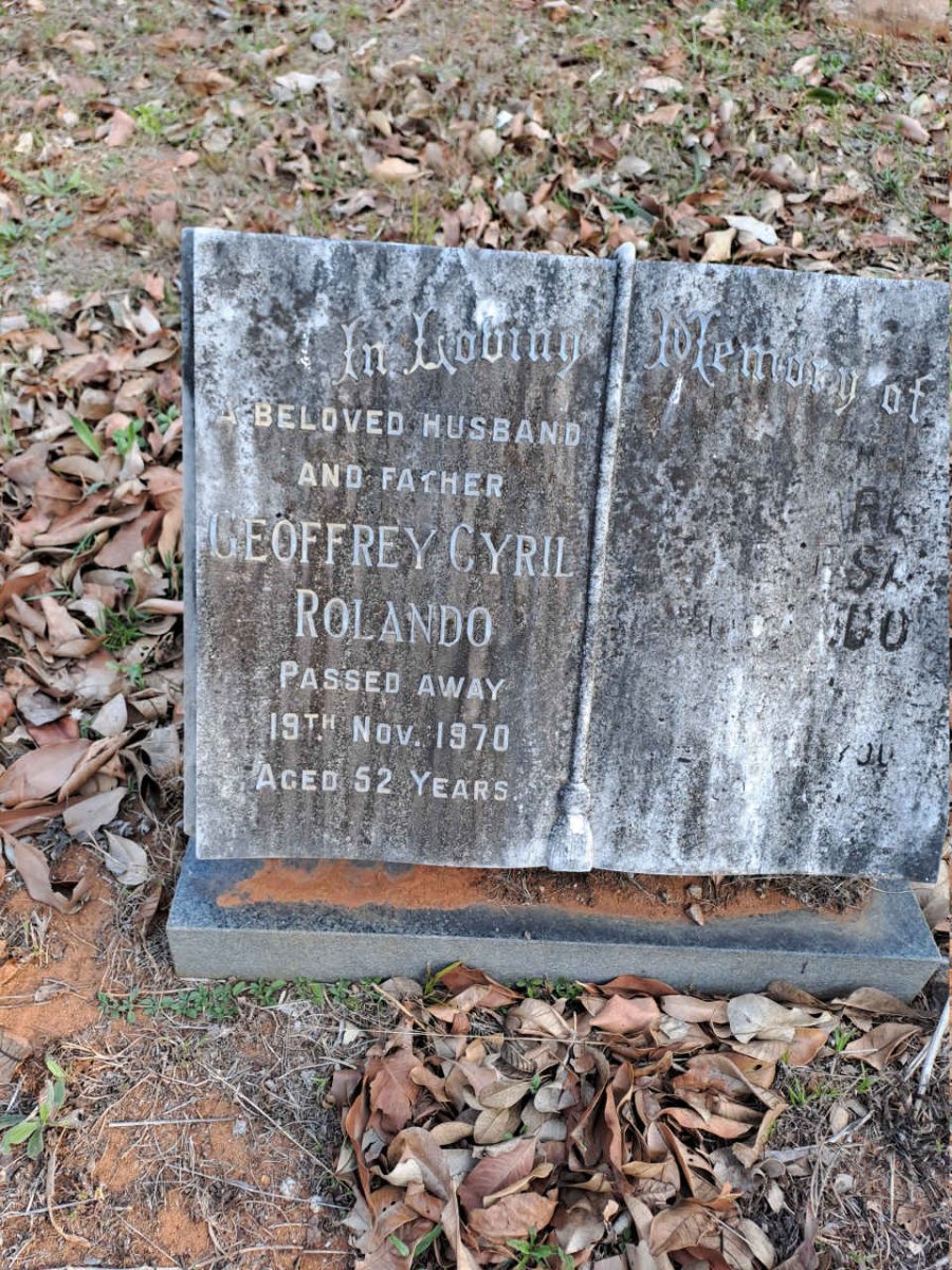 ROLANDO Geoffrey Cyril -1970
