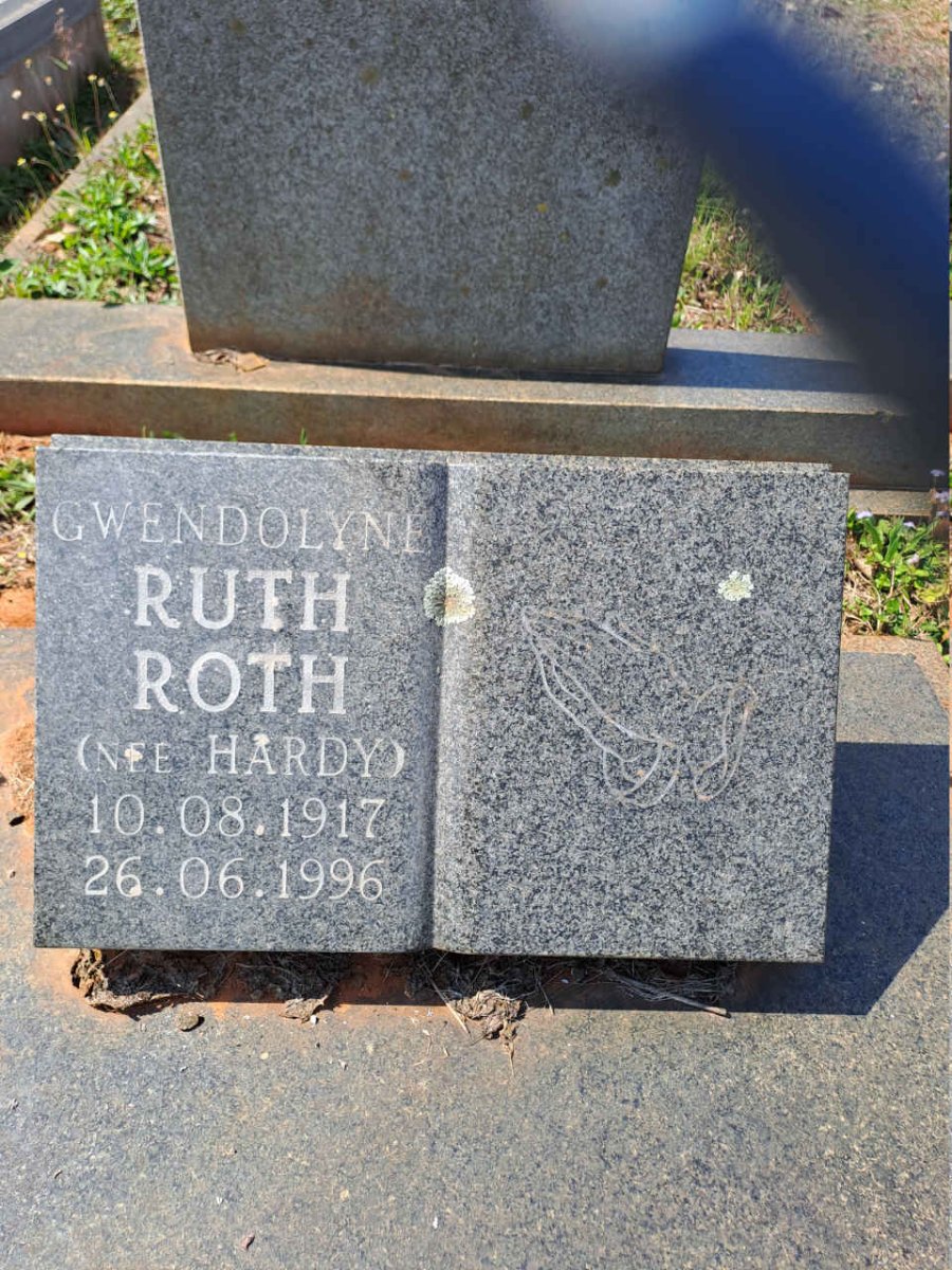 ROTH Gwendolyn Ruth nee HARDY 1917-1996