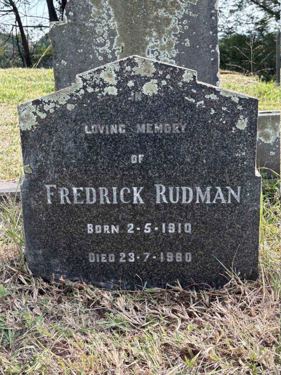 RUDMAN Fredrick 1910-1960