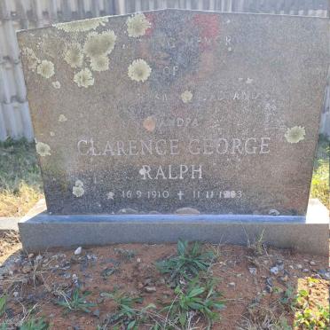 RALPH Clarence George 1910-1983