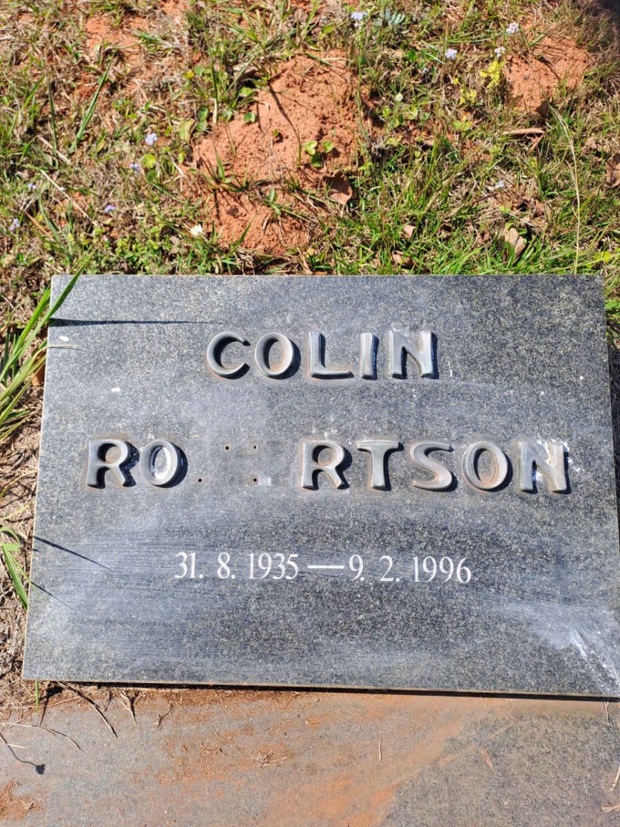ROBERTSON Colin 1935-1996